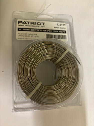 Patriot Aluminum Wire- 17 ga-100 ft