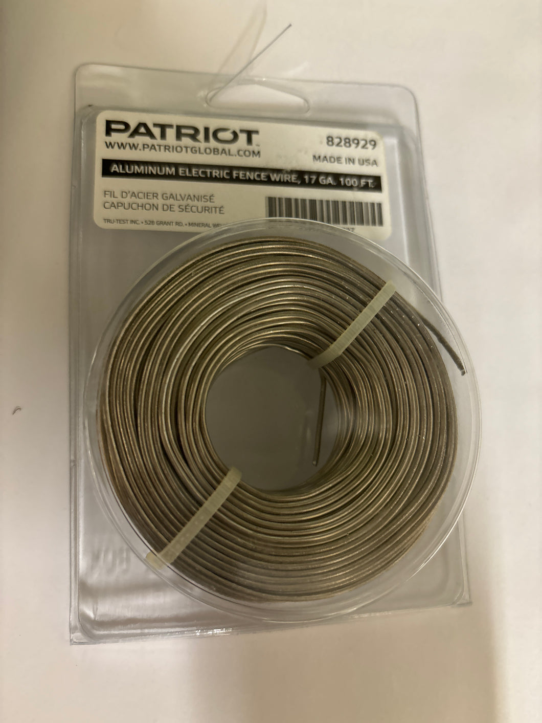 Patriot Aluminum Wire- 17 ga-100 ft