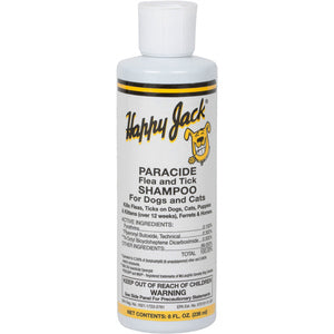 Happy Jack Paracide Flea & Tick Shampoo 8 ounce