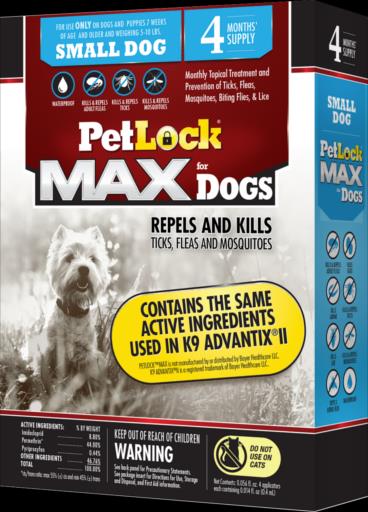 Petlock Ultra Flea & Tick Control - 4 doses