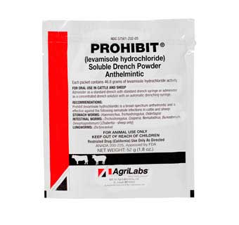 Prohibit Levamisole Drench Powder - 52 gm
