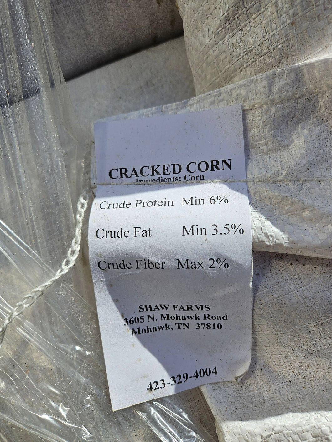 Shaw Farms Cracked Corn