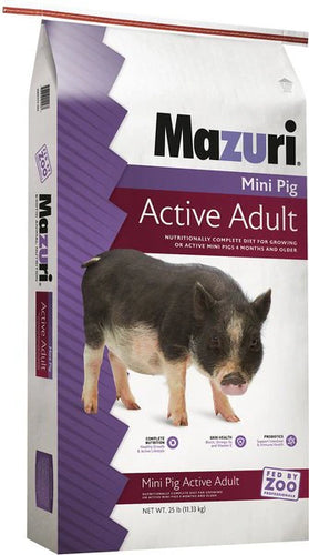 Mazuri Mini Pig Adult Active 25 lbs