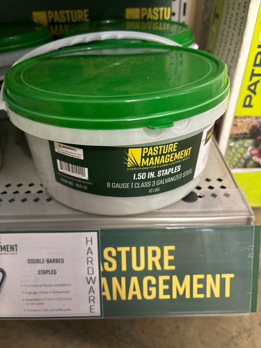 Pasture Management Staples 1 1/2 inch- 10 lb