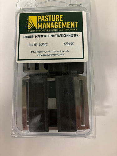 Litzclip 1-1/2 inch Wide Polytape Connector- 5 pack