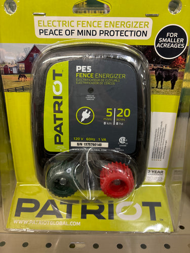 Patriot PE5 Fence Energizer