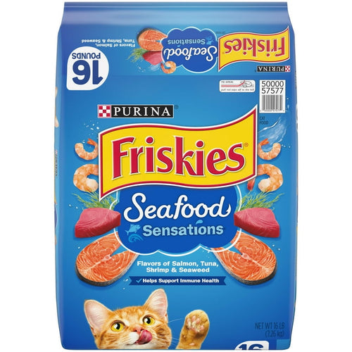 Friskies Seafood Sensation Cat Food 16 lbs