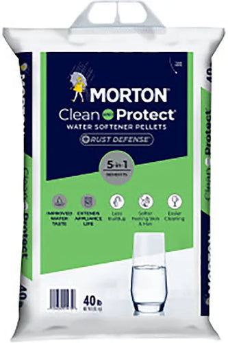 Morton Clean & Protect Water Softener Pellets 40lbs