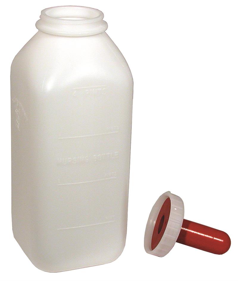 2 Qt Calf Bottle With Screw On Nipple