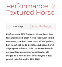 Performance 12-6 Horse Textured