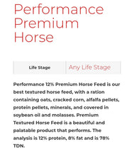 Performance 12-8 Horse Pellet