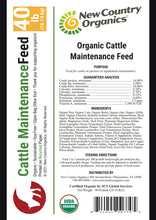 New Country Organic Cattle Maintenance