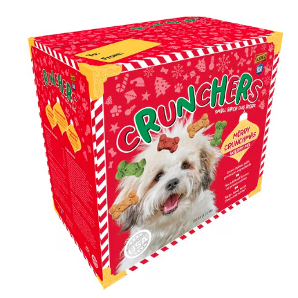 Holiday Crunchers Dog Treats 10 lb Box