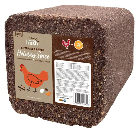 Extra Egg Layer Holiday Spice Block 20 lb