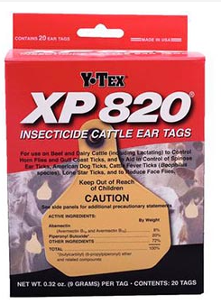XP 820 Insecticide Tag