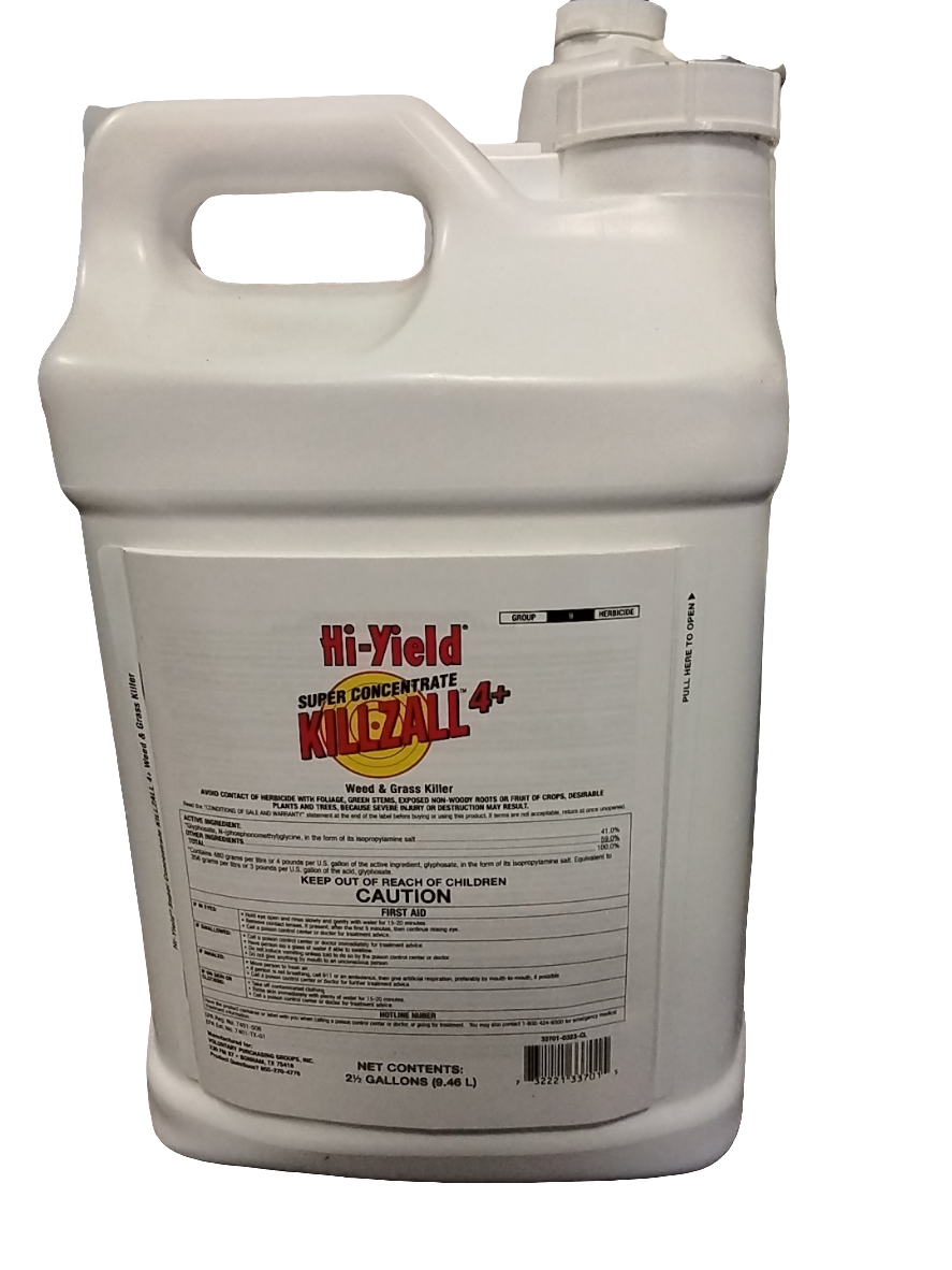 hi-yield herbicide Hi-Yield Killzall Super Concentrate Weed Killer 2.5 gal – Heritage Farm Supply, LLC