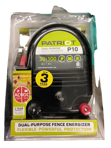 Patriot Dual Purpose Fence Energizer P10