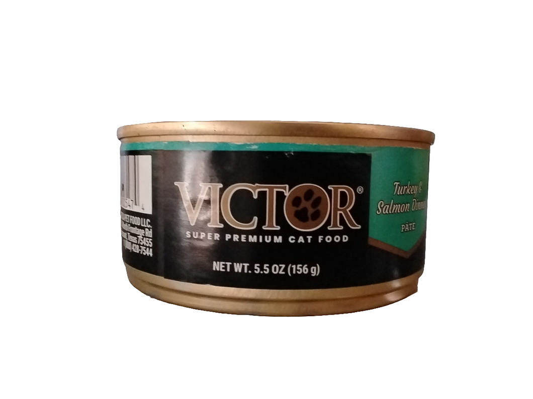 Victor Turkey & Salmon cat food (5.5oz)