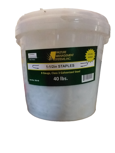 1-1/2 Inch Staples (40lb Bucket)