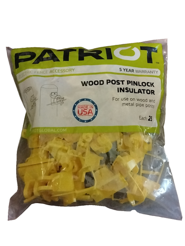 Patriot Wood Post Pinlock Insulator
