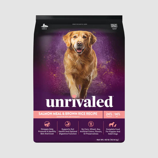 Unrivaled Salmon Meal & Brown Rice 40 lb - 24/14