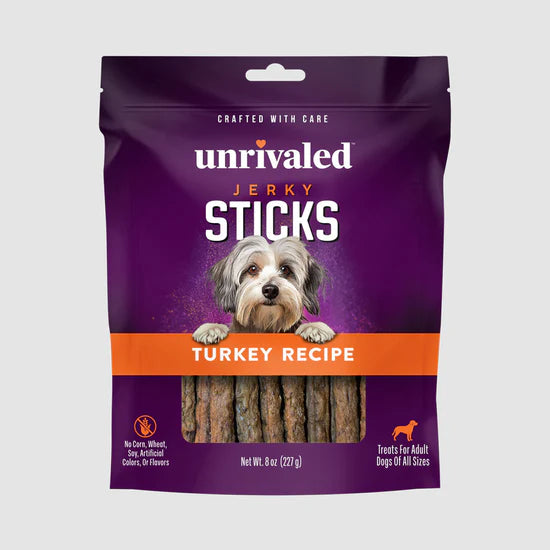 Unrivaled -Turkey Jerky Sticks - 8 oz