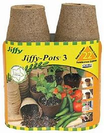 3 inch Jiffy Pots - 22 Pack