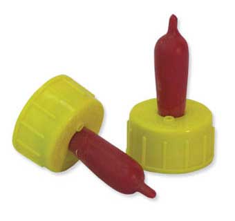 Red Screw-On Teat Two Pack