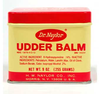 Dr. Naylor Udder Balm 9 oz