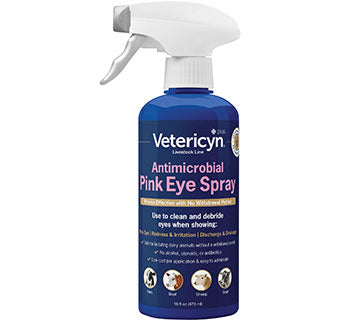 Vetericyn Plus Antimicrobial Pink Eye Spray 16 oz