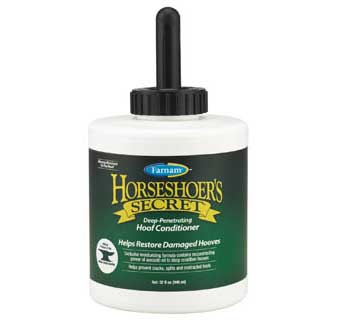 Horseshoer's Secret Hoof Conditioner with Brush in Bottle