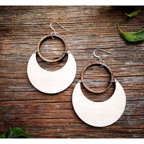 Live Free Supermoon Eclipse Earrings