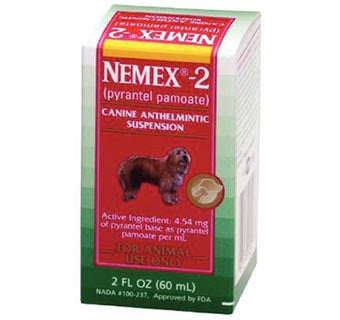 Nemex 2 Canine Anthelmintic Suspension (pyrantel pamoate) 2 oz