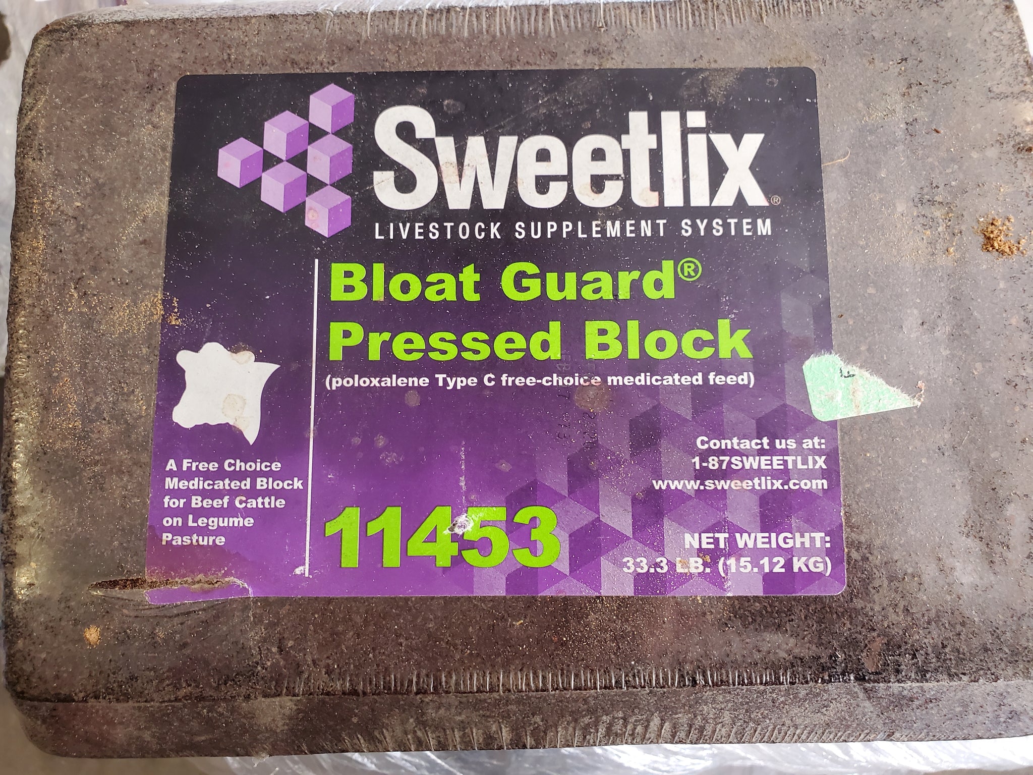 Sweetlix Bloat Guard Pressed Block – Heritage Farm Supply, LLC