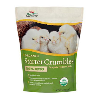 Manna Pro Organic Non-Gmo Starter Crumbles 5 lb