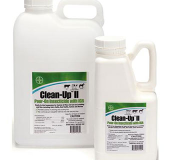 Clean-Up II Pour on Insecticide with IGR 1/2 Gal