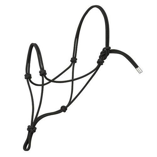 Silvertip Rope Halter Black