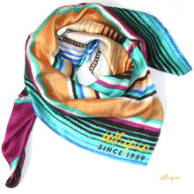 Emerald Serape Silk Wild Rag