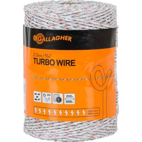 Gallagher 2.5 mm Turbo Wire - 400 m/1312 ft