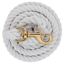 Cotton Lead Rope with Brass Plated Snap