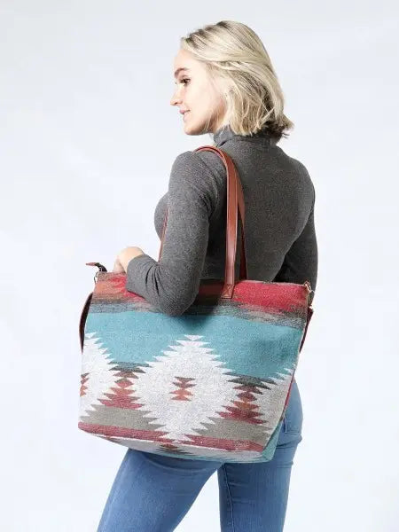 Aztec Western Tote Bag Set