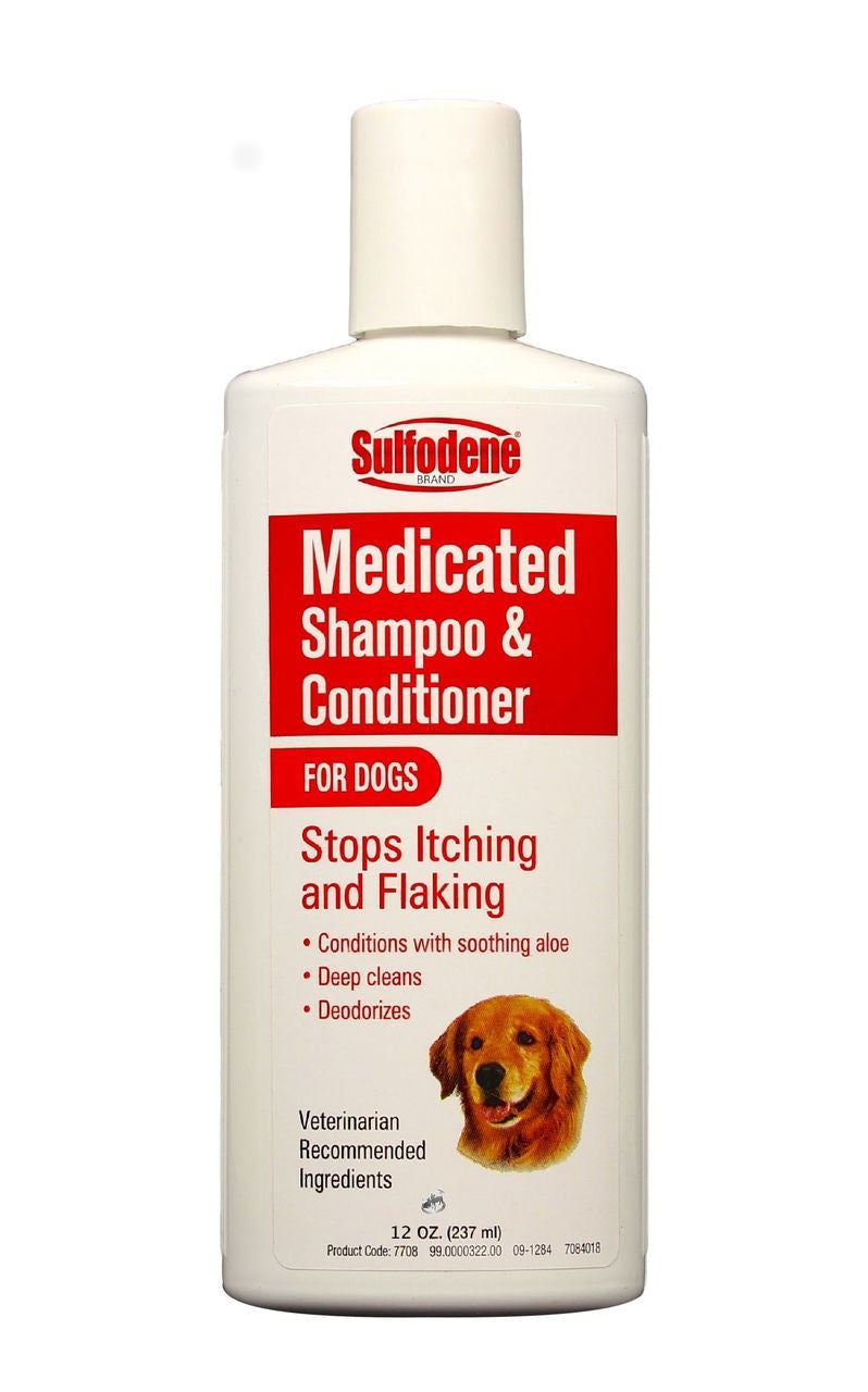 Sulfodene Medicated Shampoo & Conditioner for Dogs (12 oz)