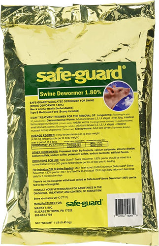 Safe-Guard Swine Dewormer Powder 1 lb