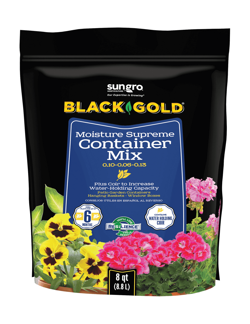 Black Gold Moisture Supreme Container Mix 8 qt