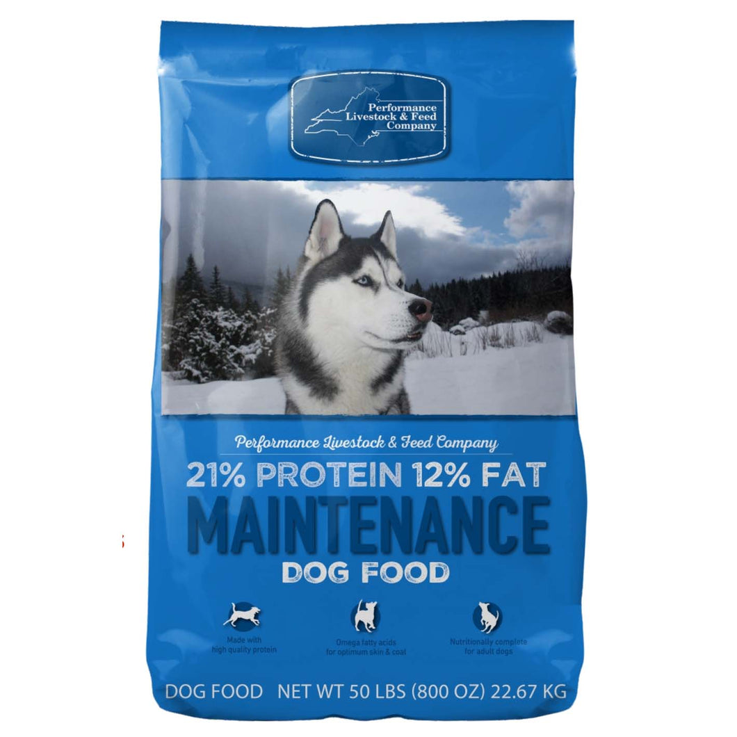 Performance Maintenance Dog Food 5o lb Bag