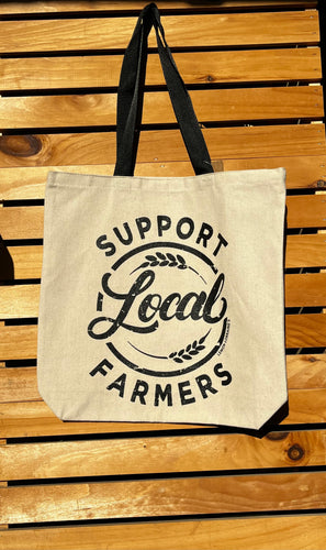 Support Local Farmers Tote Bag