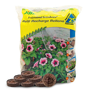 Jiffy Plant Starter Pellets - Compact Organic Seedling Peat Pellets Refill - 42mm, 5 Pack, Peat Soil - Thumbnail 2