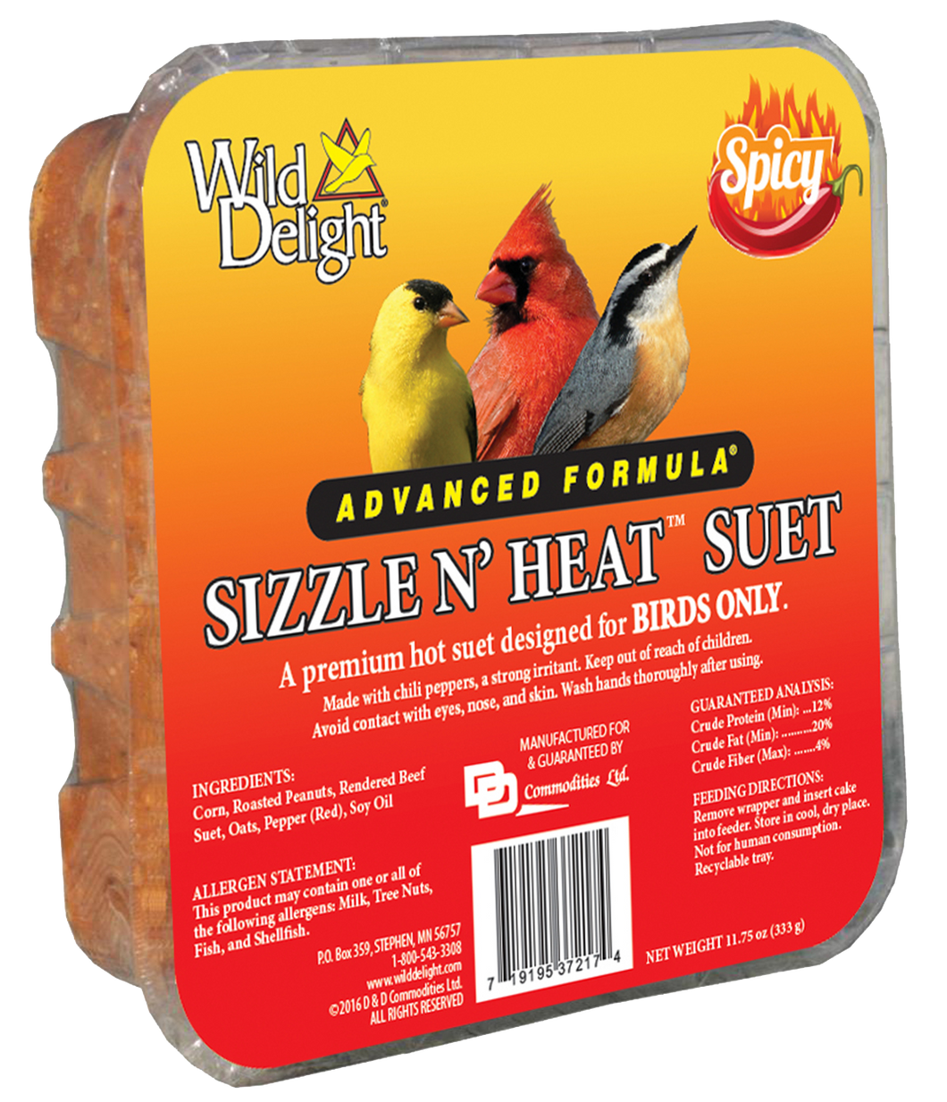 Sizzle N' Heat Suet