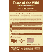 Taste of the Wild Ancient Prairie Dog Food 28 lb Bag