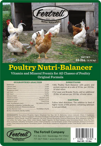 Poultry Nutri-Balancer 10 lbs